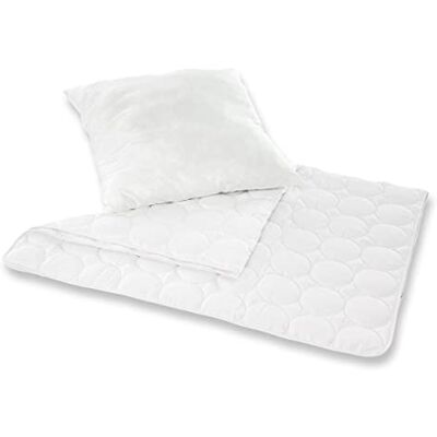 Träumeland TENCEL betere vochtregulatie voor droge en hygiënische slaap deken 135 x 200 cm kussen 80 x 80 cm Träumeland TENCEL betere vochtregulatie voor droge en hygiënische slaap deken 135 x 200 cm kussen 80 x 80 cm