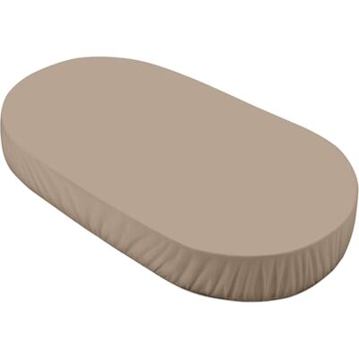 waldin Groot hoeslaken, ovaal, 7-in-1, katoenen jersey, taupe waldin Groot hoeslaken, ovaal, 7-in-1, katoenen jersey, taupe