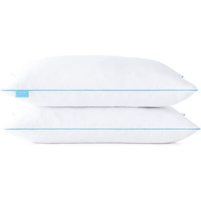 Linenspa 50 x 70 cm, vlokkenkussen van traagschuim, 2 stuks, wit Linenspa 50 x 70 cm, vlokkenkussen van traagschuim, 2 stuks, wit