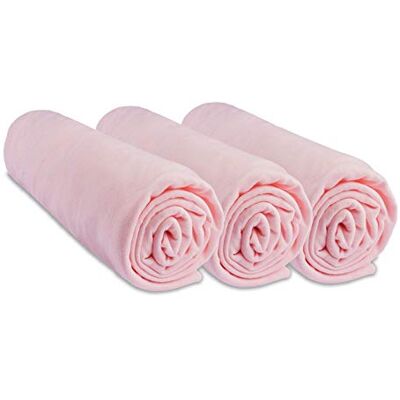Easy dort easydort Set van 3 hoeslakens, 70 x 140 cm, babybed, kinderbed, 70 x 140 cm, 100% katoenen jersey, roze, rekbaar en ademend, gezonde slaap, merk Oeko-Tex gecertificeerd kwaliteit Made in Europe Easy dort easydort Set van 3 hoeslakens, 70 x 140 cm, babybed, kinderbed, 70 x 140 cm, 100% katoenen jersey, roze, rekbaar en ademend, gezonde slaap, merk Oeko-Tex gecertificeerd kwaliteit Made in Europe