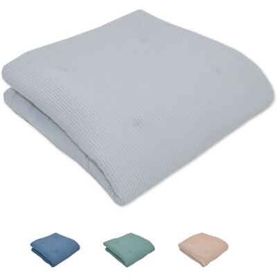 ULLENBOOM ® Baby kruipdeken 120x120 cm gewatteerd in grijs (Made in EU) kruipdeken voor baby met 100% ÖkoTex katoen, perfect als babydeken, boxinzet & speelkleed ULLENBOOM ® Baby kruipdeken 120x120 cm gewatteerd in grijs (Made in EU) kruipdeken voor baby met 100% ÖkoTex katoen, perfect als babydeken, boxinzet & speelkleed