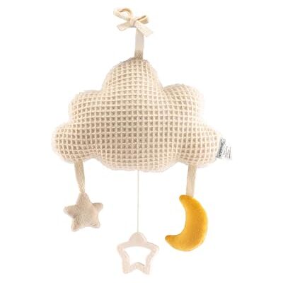 Sterntaler Grote muziekdoos met ecru wolk om te binden, slaaphulp voor baby's met geïntegreerd opwindmechanisme, melodie van Brahms vanaf de geboorte, voor meisjes en jongens Sterntaler Grote muziekdoos met ecru wolk om te binden, slaaphulp voor baby's met geïntegreerd opwindmechanisme, melodie van Brahms vanaf de geboorte, voor meisjes en jongens