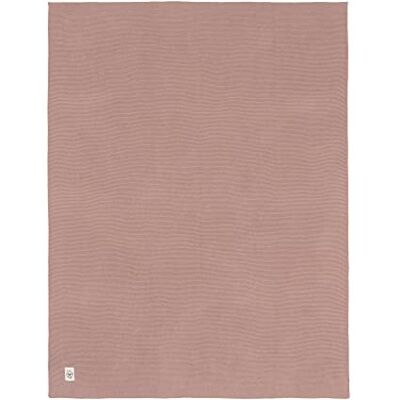 Lässig Gebreide babydeken, 100% biologisch katoen, GOTS/Knitted Blanket Frizzy, roze Lässig Gebreide babydeken, 100% biologisch katoen, GOTS/Knitted Blanket Frizzy, roze