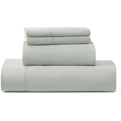 UGG Hedi Verkoelende 4-delige beddengoedset met diepe zakken en 2 kussenslopen, hypoallergeen, machinewasbaar, zacht en licht voor slaapkamer, California kingsize bed, mineraalgroen UGG Hedi Verkoelende 4-delige beddengoedset met diepe zakken en 2 kussenslopen, hypoallergeen, machinewasbaar, zacht en licht voor slaapkamer, California kingsize bed, mineraalgroen