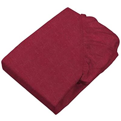 SETEX 1110 140200 407 307 SE0 hoeslaken flanelmix 90% katoen / ca. 10% polyester donkerrood 140 x 200 cm SETEX 1110 140200 407 307 SE0 hoeslaken flanelmix 90% katoen / ca. 10% polyester donkerrood 140 x 200 cm