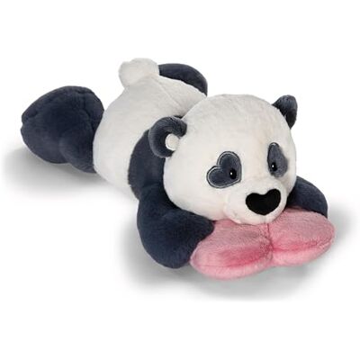 NICI 62614 Panda Love met pluche hart, 30 cm, zwart, zacht, schattige metgezel om te knuffelen en te spelen, geweldig cadeau-idee voor kinderen en volwassenen NICI 62614 Panda Love met pluche hart, 30 cm, zwart, zacht, schattige metgezel om te knuffelen en te spelen, geweldig cadeau-idee voor kinderen en volwassenen