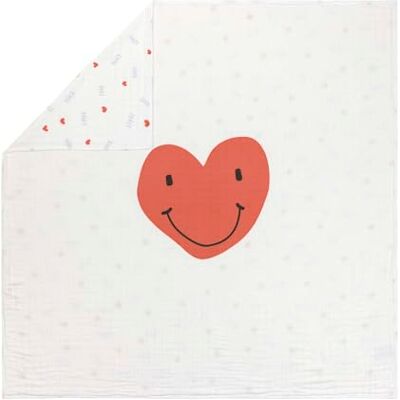 Lässig Baby inbakerdeken, zacht en ademend, heavenly soft deken Happy Rascals Heart Lässig Baby inbakerdeken, zacht en ademend, heavenly soft deken Happy Rascals Heart