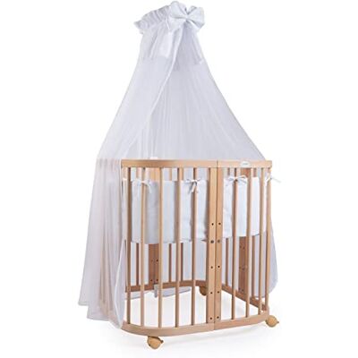 waldin Babybed, 7-in-1, matras en wielen, plank waldin Babybed, 7-in-1, matras en wielen, plank