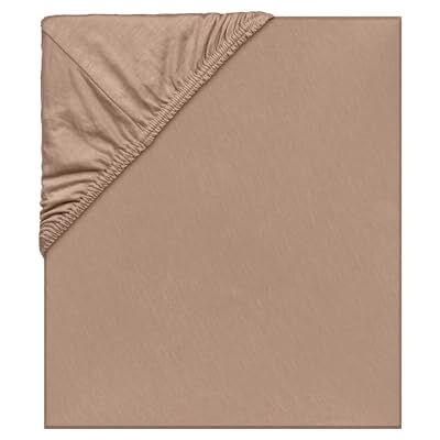 Lässig Hoeslaken voor kinderbed van single jersey met Tencel Lyocell met elastiek / Fitted Sheet Brown Lässig Hoeslaken voor kinderbed van single jersey met Tencel Lyocell met elastiek / Fitted Sheet Brown