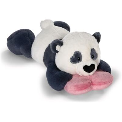 NICI 62613 Panda Love met pluche hart, 20 cm, zwart, zacht, schattige metgezel om te knuffelen en te spelen, geweldig cadeau-idee voor kinderen en volwassenen NICI 62613 Panda Love met pluche hart, 20 cm, zwart, zacht, schattige metgezel om te knuffelen en te spelen, geweldig cadeau-idee voor kinderen en volwassenen