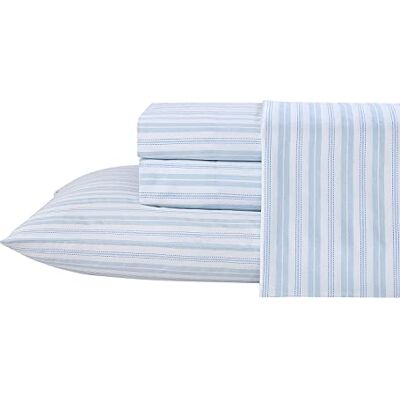 Laura Ashley Home Beddengoedset voor kingsize bed, van zacht satijnkatoen, elegant, glad, ademend interieur decoratie (varenblauw, super kingsize bed) Laura Ashley Home Beddengoedset voor kingsize bed, van zacht satijnkatoen, elegant, glad, ademend interieur decoratie (varenblauw, super kingsize bed)