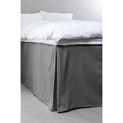 Jotex Colour bedrok 100% hoogwaardig biologisch katoen hoogte 60 cm donkergrijs 90 x 200 cm Jotex Colour bedrok 100% hoogwaardig biologisch katoen hoogte 60 cm donkergrijs 90 x 200 cm