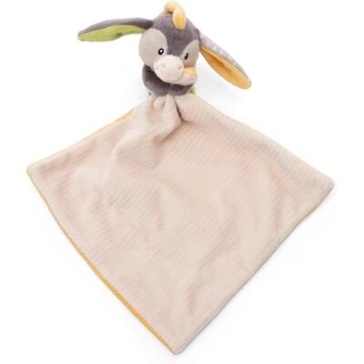 NICI Knuffeldeken, 22 x 22 cm, beige-geel, met pluche ezel, 12 cm, deken, zachte stoffen deken voor baby's en peuters, zacht pluche voor baby's, voor kleine kinderen, meisjes en jongens NICI Knuffeldeken, 22 x 22 cm, beige-geel, met pluche ezel, 12 cm, deken, zachte stoffen deken voor baby's en peuters, zacht pluche voor baby's, voor kleine kinderen, meisjes en jongens