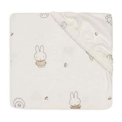 Jollein Jersey hoeslaken voor kinderbed, Miffy Family Farm, 70/75 x 140/150 cm, katoenen hoeslaken, Oeko-Tex gecertificeerd Jollein Jersey hoeslaken voor kinderbed, Miffy Family Farm, 70/75 x 140/150 cm, katoenen hoeslaken, Oeko-Tex gecertificeerd