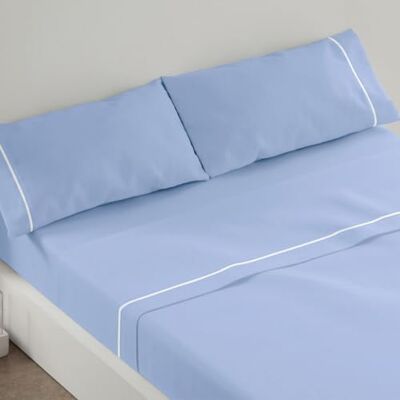 Blanco Beddengoed 685 bedlaken 90 glad bedlaken 100% katoen eenpersoonsbeddengoed glad en ademend laken verkrijgbaar in verschillende kleuren en maten kleur blauw Blanco Beddengoed 685 bedlaken 90 glad bedlaken 100% katoen eenpersoonsbeddengoed glad en ademend laken verkrijgbaar in verschillende kleuren en maten kleur blauw