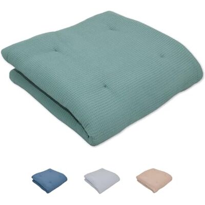 ULLENBOOM ® Baby kruipdeken 120x120 cm gewatteerd in salie groen (Made in EU) kruipdeken voor baby met 100% ÖkoTex katoen, perfect als babydeken, boxinzet & speelkleed ULLENBOOM ® Baby kruipdeken 120x120 cm gewatteerd in salie groen (Made in EU) kruipdeken voor baby met 100% ÖkoTex katoen, perfect als babydeken, boxinzet & speelkleed
