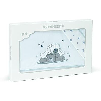 Foppapedretti Pikkoletto Beddengoedset, 100% katoen, Dolcestella wit Foppapedretti Pikkoletto Beddengoedset, 100% katoen, Dolcestella wit