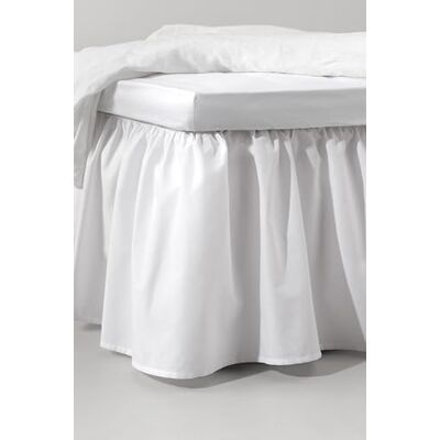 Jotex Zack bedomranding met ruches, 45 cm, 160 x 200 cm, wit Jotex Zack bedomranding met ruches, 45 cm, 160 x 200 cm, wit