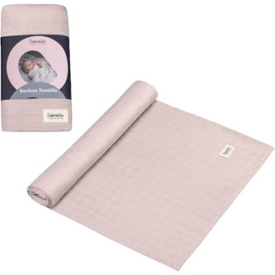 Lionelo Bamboo inbakerdoek voor baby's, chiffon, XXL, 120 x 120 cm, 100% katoen Lionelo Bamboo inbakerdoek voor baby's, chiffon, XXL, 120 x 120 cm, 100% katoen