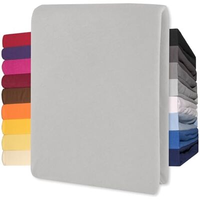 CelinaTex Lucina Hoeslaken, katoen, 180 x 200 cm, 200 x 200 cm, zilvergrijs CelinaTex Lucina Hoeslaken, katoen, 180 x 200 cm, 200 x 200 cm, zilvergrijs