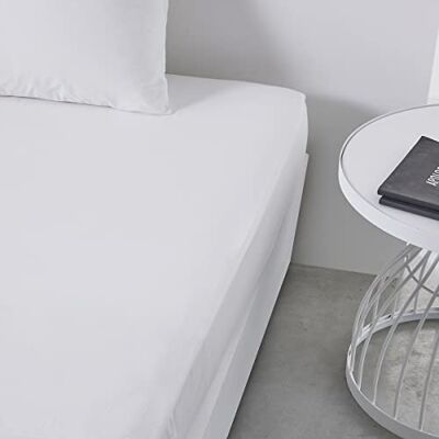 TODAY Essential Hoeslaken, 160 x 200 cm, voor tweepersoonsbed, 100% katoen, effen TODAY Essential Hoeslaken, 160 x 200 cm, voor tweepersoonsbed, 100% katoen, effen