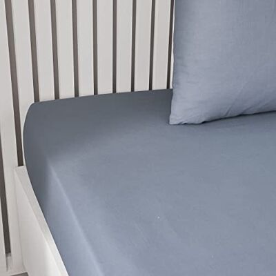 TODAY Essential Hoeslaken, 140 x 190 cm, voor tweepersoonsbed, 100% katoen, effen TODAY Essential Hoeslaken, 140 x 190 cm, voor tweepersoonsbed, 100% katoen, effen