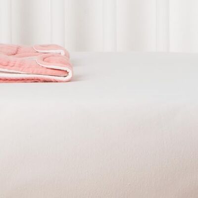 Kadolis Hoeslaken, biologisch katoen, jersey, voor babybed, 70 x 140 cm, naturel Kadolis Hoeslaken, biologisch katoen, jersey, voor babybed, 70 x 140 cm, naturel