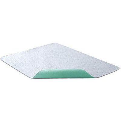 Bedecor Waterdichte matrasbeschermer, 70 x 90 cm, bedmat, machinewasbaar, meerlaags en super absorberend, herbruikbaar, groen Bedecor Waterdichte matrasbeschermer, 70 x 90 cm, bedmat, machinewasbaar, meerlaags en super absorberend, herbruikbaar, groen