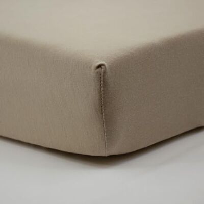 Babycalin Hoeslaken, 70 x 140 x 17 cm, taupe, Oeko-Tex-gecertificeerd Babycalin Hoeslaken, 70 x 140 x 17 cm, taupe, Oeko-Tex-gecertificeerd