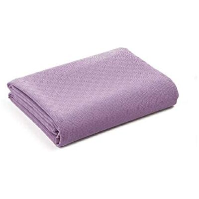 Caleffi Sprei Rodeo, eenkleurig, voor tweepersoonsbed, paars Caleffi Sprei Rodeo, eenkleurig, voor tweepersoonsbed, paars