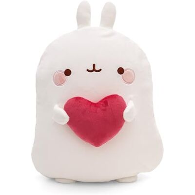 NICI MOLANG Fleecedeken & knuffeldeken in 1 (deken: 175 x 140 cm/knuffeldeken: 35 cm) wit 2-in-1 fleecedeken Zacht en wollig, verandert in een reisdeken voor iedereen 61680 NICI MOLANG Fleecedeken & knuffeldeken in 1 (deken: 175 x 140 cm/knuffeldeken: 35 cm) wit 2-in-1 fleecedeken Zacht en wollig, verandert in een reisdeken voor iedereen 61680