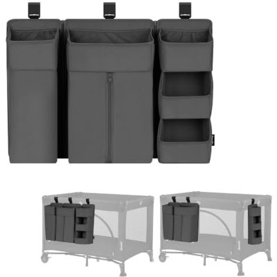 Lionelo Sidepocket Grote hangende organizer, 58 x 11 x 58 cm Lionelo Sidepocket Grote hangende organizer, 58 x 11 x 58 cm