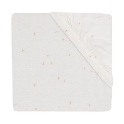 Jollein Jersey hoeslaken Twinkling Wild Pink 70/75 x 140/150 cm 100% katoen Oeko-Tex gecertificeerd Jollein Jersey hoeslaken Twinkling Wild Pink 70/75 x 140/150 cm 100% katoen Oeko-Tex gecertificeerd