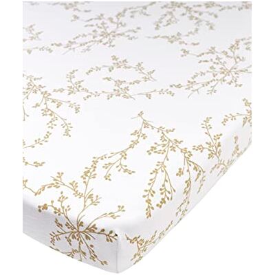 MEYCO Bedlaken voor babytakken (jersey laken van 100% katoen, extra zacht, perfecte pasvorm dankzij elastiek rondom, afmetingen: 75 x 95 cm), zandkleurig MEYCO Bedlaken voor babytakken (jersey laken van 100% katoen, extra zacht, perfecte pasvorm dankzij elastiek rondom, afmetingen: 75 x 95 cm), zandkleurig