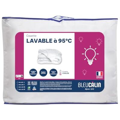 Bleu Calin Warm dekbed, machinewasbaar op 95 °C, voor tweepersoonsbed, 240 x 260 cm Bleu Calin Warm dekbed, machinewasbaar op 95 °C, voor tweepersoonsbed, 240 x 260 cm