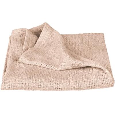 roba Frosty Almond Babydeken, 80 x 80 cm, ademende deken van 100% biologisch katoen, GOTS & Oeko-Tex 100-gecertificeerd, gebreide look, gebroken wit/ecru roba Frosty Almond Babydeken, 80 x 80 cm, ademende deken van 100% biologisch katoen, GOTS & Oeko-Tex 100-gecertificeerd, gebreide look, gebroken wit/ecru