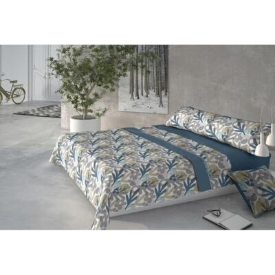 Pierre Cardin Beddengoed Coralina Lili blauw bed 105 cm Pierre Cardin Beddengoed Coralina Lili blauw bed 105 cm