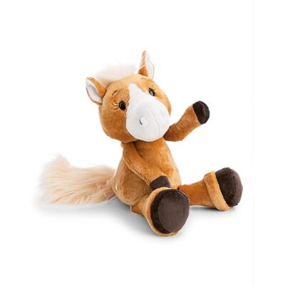 NICI Merrie Holly K. Pluche pony, 26 cm, bruin, zacht, schattige pony om te knuffelen en te spelen, geweldig cadeau-idee voor kinderen en volwassenen 62240 NICI Merrie Holly K. Pluche pony, 26 cm, bruin, zacht, schattige pony om te knuffelen en te spelen, geweldig cadeau-idee voor kinderen en volwassenen 62240