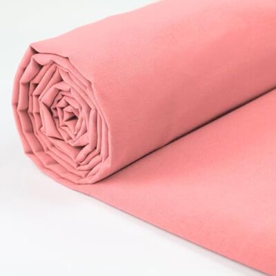 A-Express Stof van 100% katoen, 150 cm breed, per meter, ideaal voor quilten, naaien, gordijnvoering, draagtas, beddengoed, kussenslopen, lichtroze, 0,5 m A-Express Stof van 100% katoen, 150 cm breed, per meter, ideaal voor quilten, naaien, gordijnvoering, draagtas, beddengoed, kussenslopen, lichtroze, 0,5 m