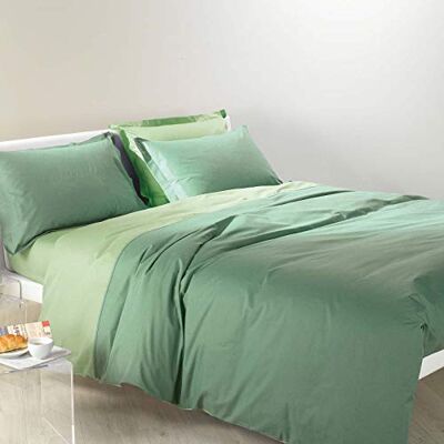 Caleffi Bicolor 45457 beddengoed voor Frans bed Caleffi Bicolor 45457 beddengoed voor Frans bed