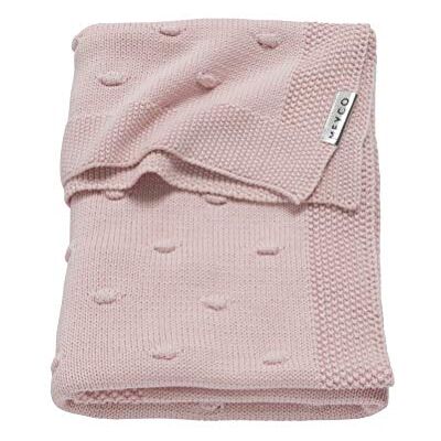 MEYCO Baby Knots, gebreide wiegdeken (100% zacht katoen, veelzijdig, onderhoudsvriendelijk, ademend, afmeting: 75 x 100 cm), roze MEYCO Baby Knots, gebreide wiegdeken (100% zacht katoen, veelzijdig, onderhoudsvriendelijk, ademend, afmeting: 75 x 100 cm), roze
