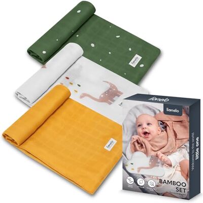 Lionelo Bamboebox, 3 stuks, 70 x 70 cm, 100% natuurlijk bamboe Lionelo Bamboebox, 3 stuks, 70 x 70 cm, 100% natuurlijk bamboe