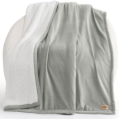 UGG 1465 Bliss Extra grote pluche deken voor alle seizoenen, zacht, warm en ademend, volledig omkeerbaar, voor bank, bed en woonkamer, onderhoudsvriendelijk, machinewasbaar, 177 x UGG 1465 Bliss Extra grote pluche deken voor alle seizoenen, zacht, warm en ademend, volledig omkeerbaar, voor bank, bed en woonkamer, onderhoudsvriendelijk, machinewasbaar, 177 x