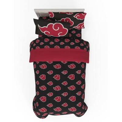 Franco Collectibles Naruto Anime Akatsuki 5-delige superzachte omkeerbare beddengoedset met hoofdkussen, eenpersoonsbed, (officieel gelicentieerd product) Franco Collectibles Naruto Anime Akatsuki 5-delige superzachte omkeerbare beddengoedset met hoofdkussen, eenpersoonsbed, (officieel gelicentieerd product)