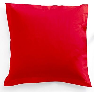 TODAY 201716 kussensloop met platte volants, katoen, 75 x 75 cm, rood (Appel d'Amour) TODAY 201716 kussensloop met platte volants, katoen, 75 x 75 cm, rood (Appel d'Amour)