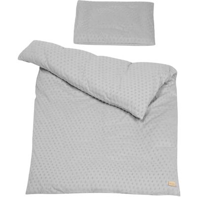 roba Biologisch Lil Planet babybeddengoed, 2-delig, 100 x 135 cm + 40 x 60 cm, GOTS en Oeko-Tex gecertificeerd, zilvergrijs roba Biologisch Lil Planet babybeddengoed, 2-delig, 100 x 135 cm + 40 x 60 cm, GOTS en Oeko-Tex gecertificeerd, zilvergrijs
