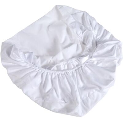 Babycalin Matrashoes van absorberende badstof, 40 x 80 cm, wit Babycalin Matrashoes van absorberende badstof, 40 x 80 cm, wit