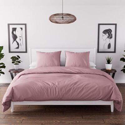 Intemporel Tijdloze dekbedovertrek, gewassen microvezel, roze, 260 x 240 cm Intemporel Tijdloze dekbedovertrek, gewassen microvezel, roze, 260 x 240 cm