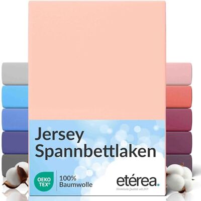 etérea Himmlische Qualität etérea Jersey hoeslaken, 100 x 200 120 x 200 cm, lichtroze, dikte 15-25 cm, 100% katoen, Oeko-Tex, hoeslaken, dekbedovertrek, 100 x 200 cm, 120 x 200 cm, roze etérea Himmlische Qualität etérea Jersey hoeslaken, 100 x 200 120 x 200 cm, lichtroze, dikte 15-25 cm, 100% katoen, Oeko-Tex, hoeslaken, dekbedovertrek, 100 x 200 cm, 120 x 200 cm, roze