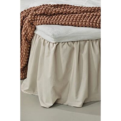 Jotex Zack Stuurwiel, 100% hoogwaardig biologisch katoen, hoogte 45 cm, beige, 140 x 200 cm Jotex Zack Stuurwiel, 100% hoogwaardig biologisch katoen, hoogte 45 cm, beige, 140 x 200 cm